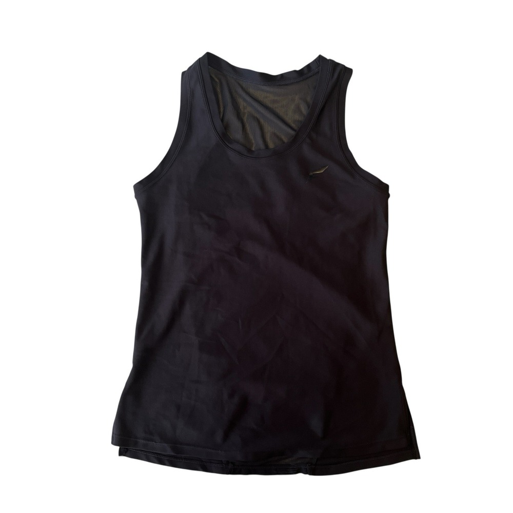 Flag Nor Fail Women's Size XS Black Athletic Tank Top Mesh Workout